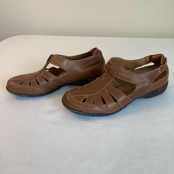 Bjorndal Echo Dark Tan Leather Women's Size 6 1/2 - Picture 6 of 12